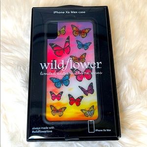 💜💜 Wildflower Butterfly iPhone XS Max Case